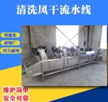 清洗風(fēng)干流水線